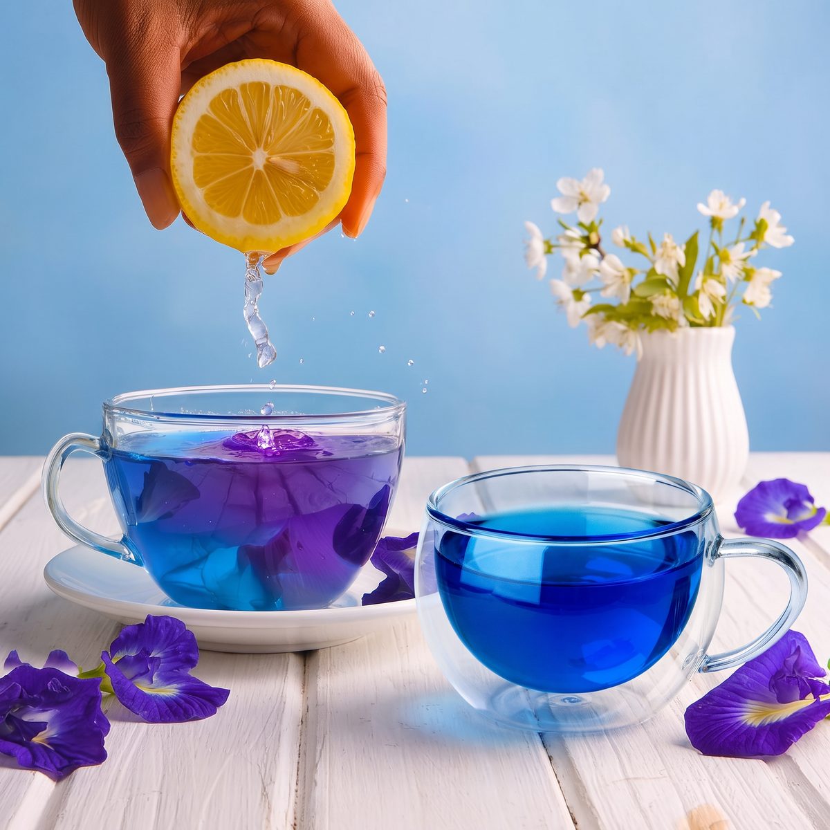 Farm Gift Hamper – Blue Tea + Honey